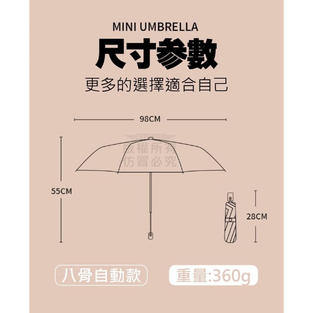 帕恰狗一鍵開合全自動傘-細節圖7
