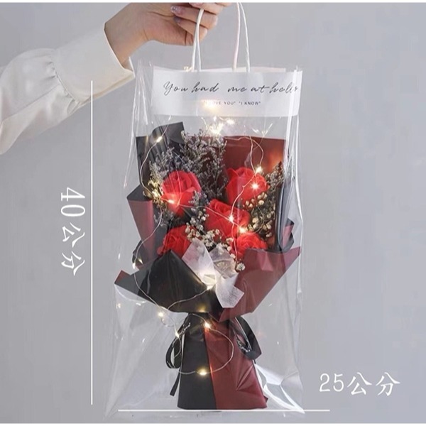 浪漫 閃亮LED  花香香皂花束-細節圖5