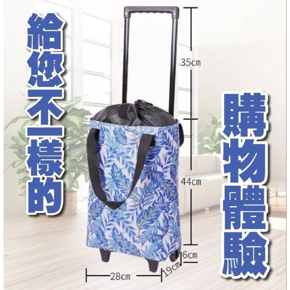 雙層防水保溫拉桿購物車-細節圖5