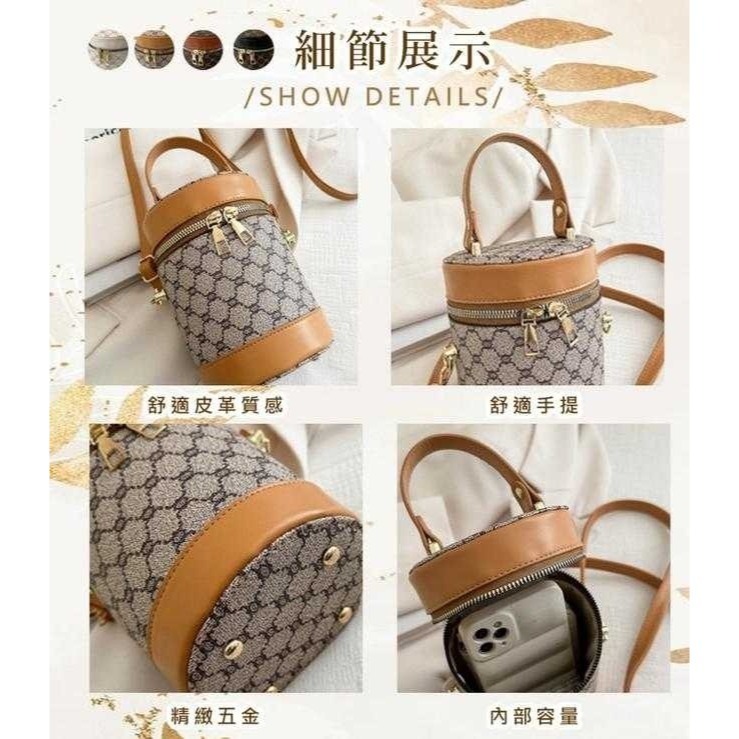 經典百搭 圓筒水桶包-細節圖4