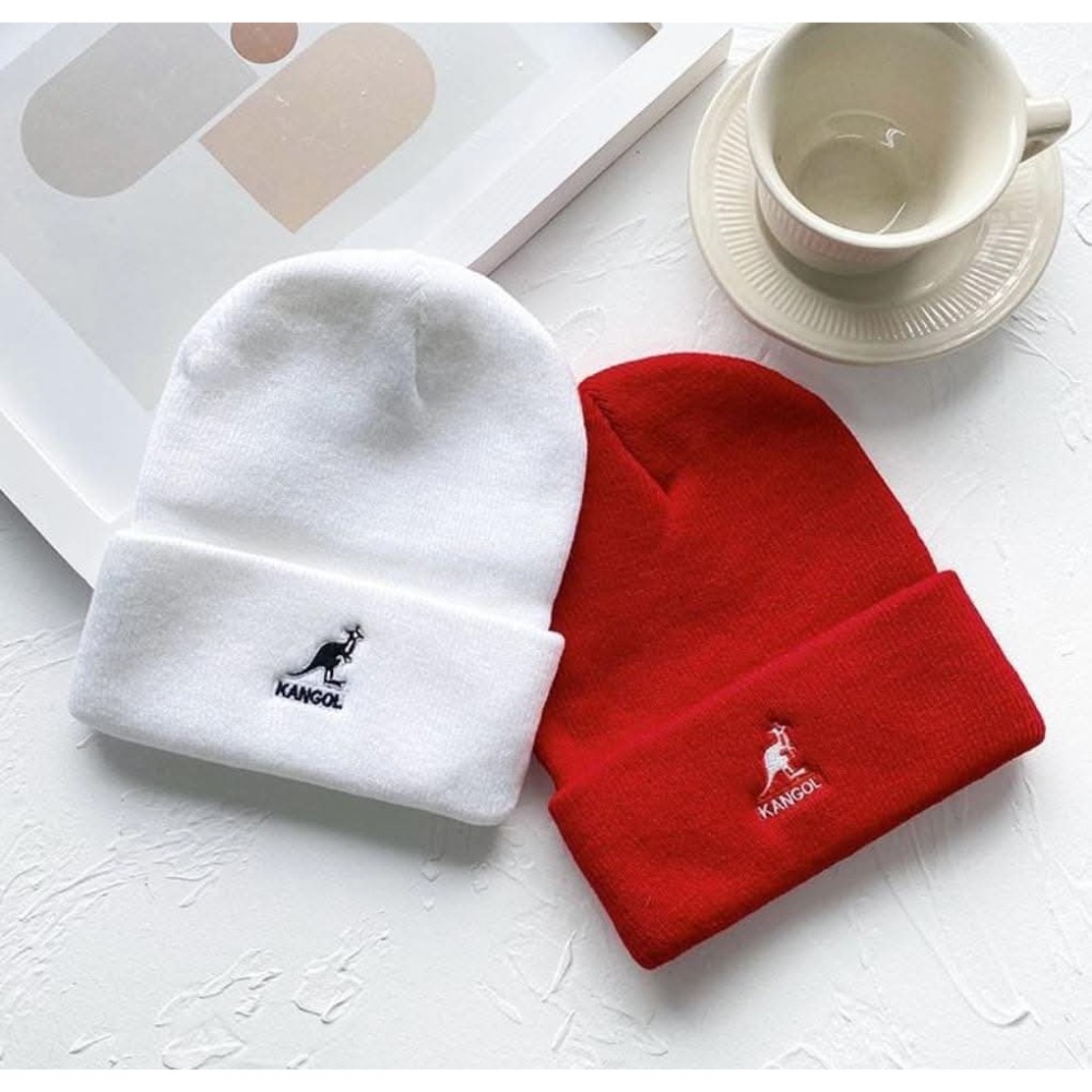 KANGOL 袋鼠刺繡針織毛帽-細節圖9