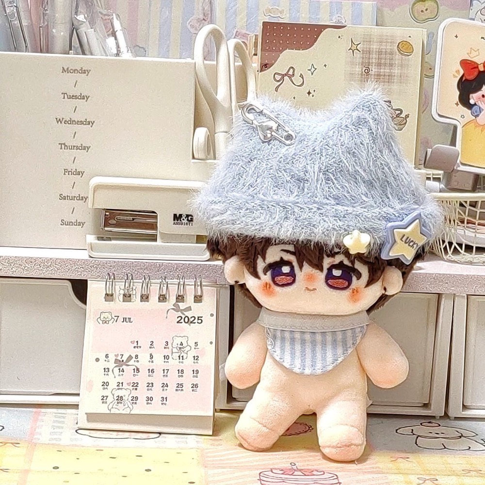 奶巧系列 10cm海星體動物體帽子口水巾套裝-規格圖1