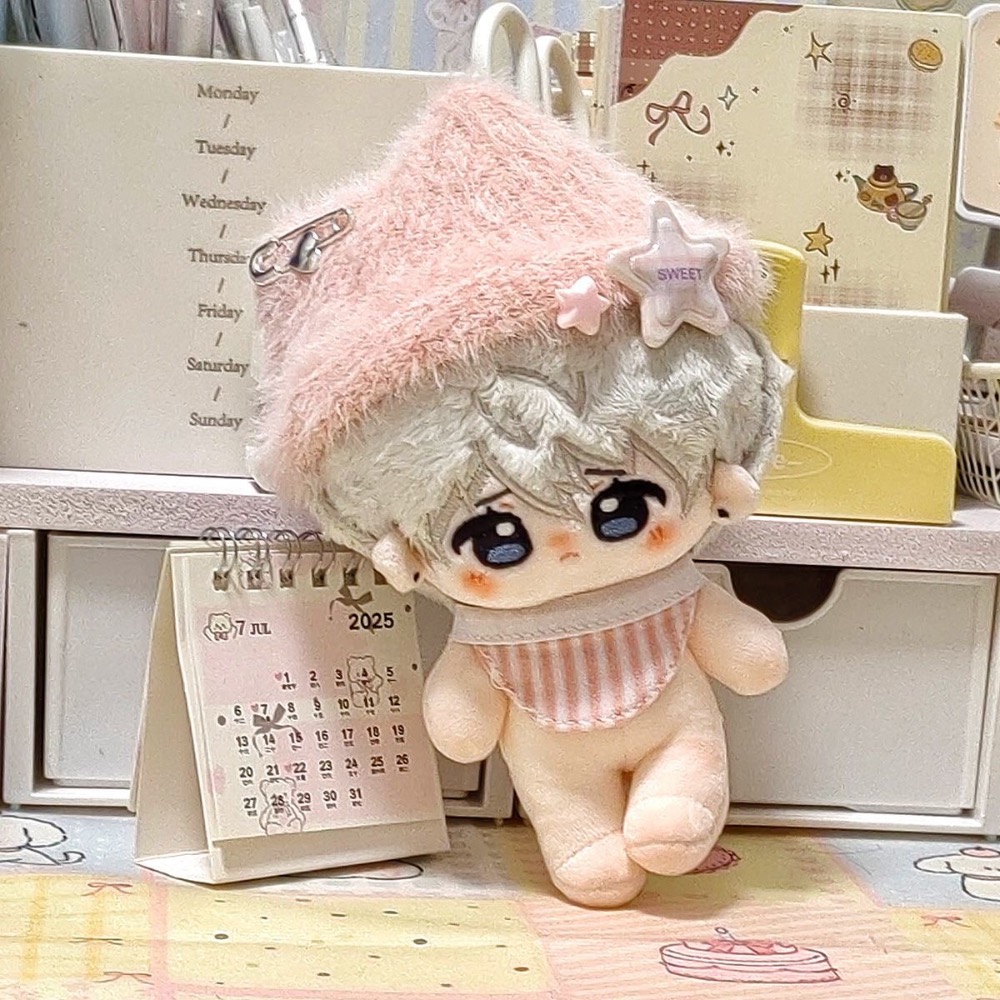 奶巧系列 10cm海星體動物體帽子口水巾套裝-規格圖1