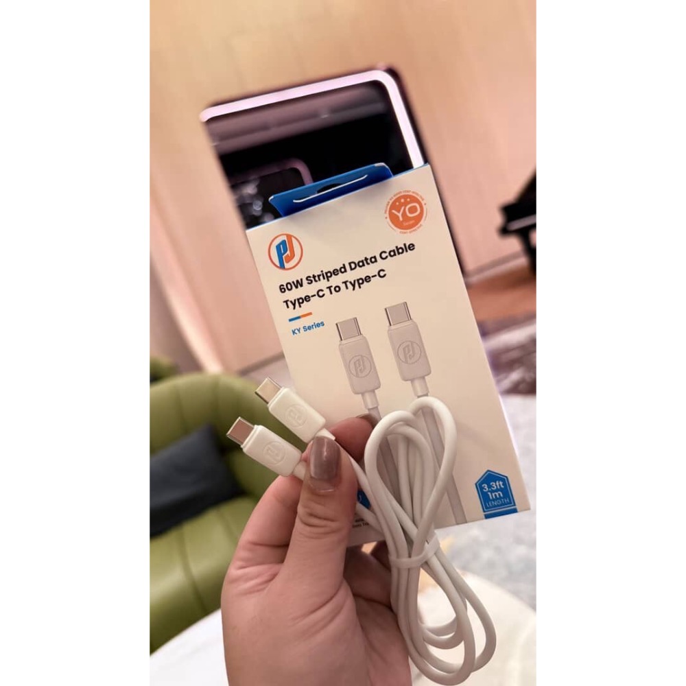 【Peijian 】PJ原廠條紋快充線 Type-C Lightning 安卓 蘋果 傳輸線 快充線 充電線-細節圖5