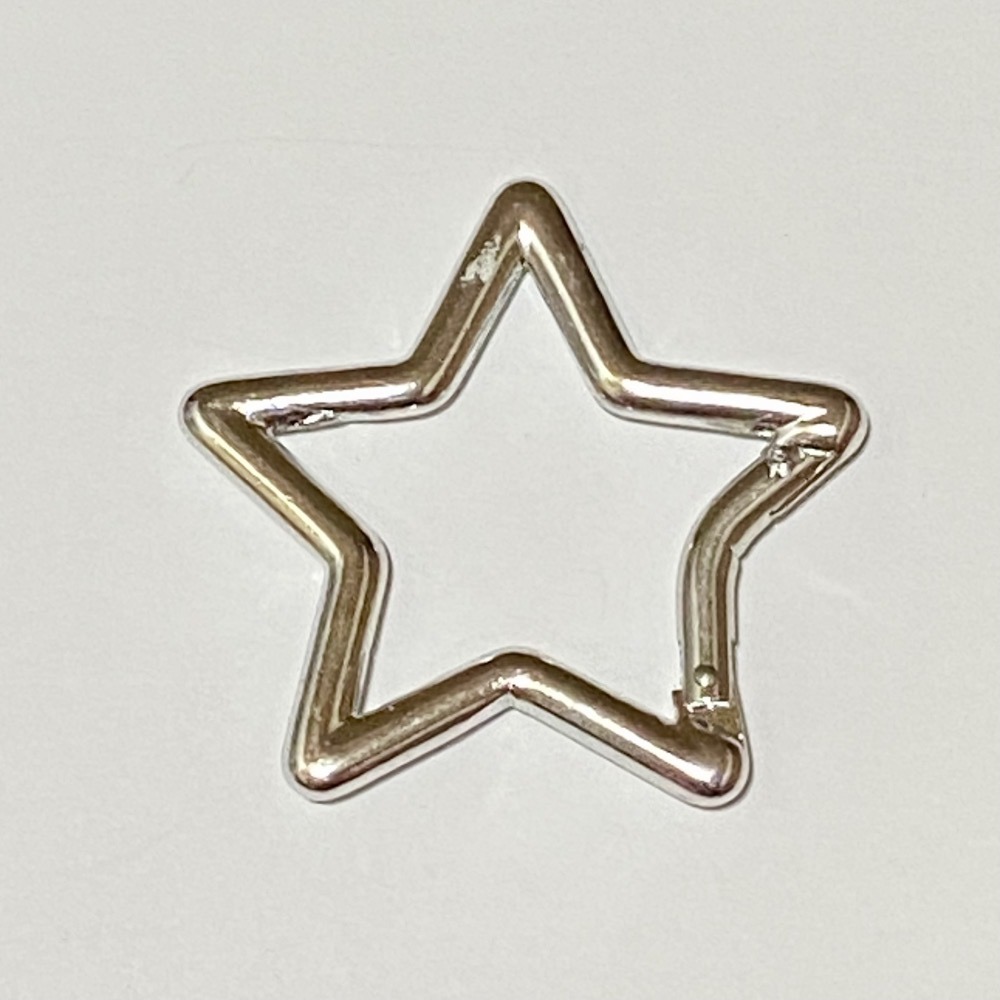 鋁合金 五角星 中號 星星掛扣 安全扣 – 鑰匙扣 包包扣 掛鉤 配件 扣環 彈簧扣 金屬扣-規格圖5