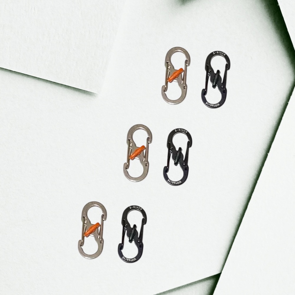不鏽鋼 S型 帶鎖 8字扣 雙頭扣 連接扣 – 鑰匙扣 包包扣 掛鉤 配件 扣環 彈簧扣 金屬扣-細節圖5