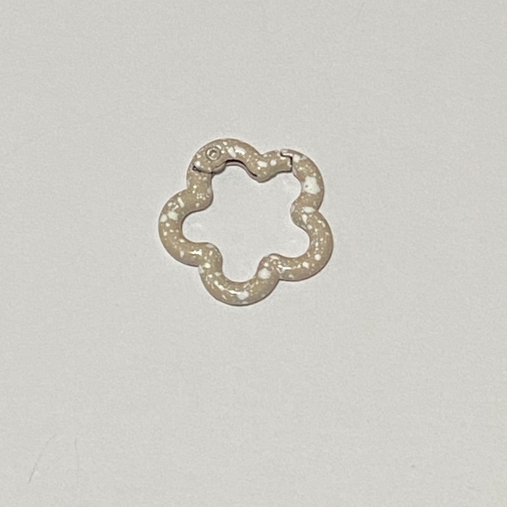 烤漆 水墨 彩色 花朵 櫻花 彈簧扣 吊墜配件 – 鑰匙扣 包包扣 掛鉤 配件 扣環 彈簧扣 金屬扣-規格圖3