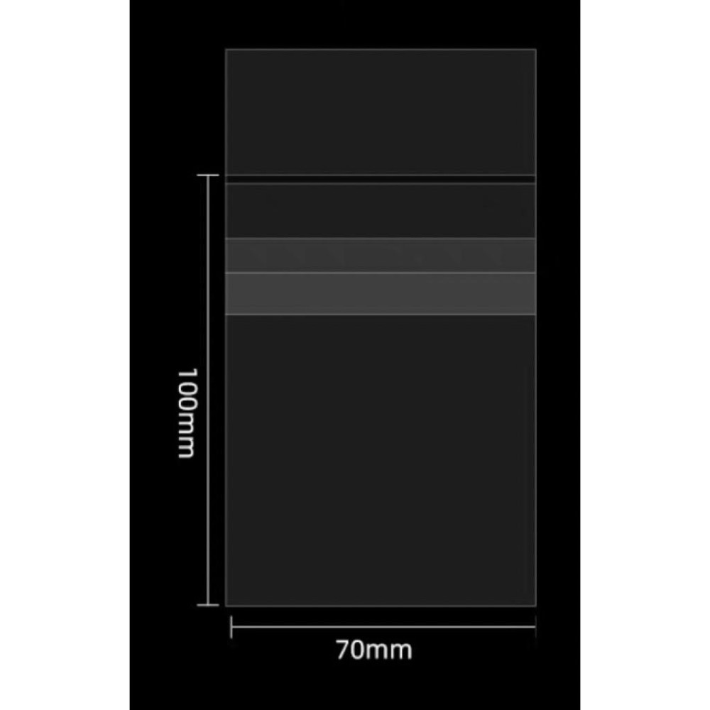 CPP 自黏袋 20絲 特厚 透明 保護套 封口 帶摺痕 徽章 相卡 小卡 特典 周邊 收納 展示 20張-細節圖6