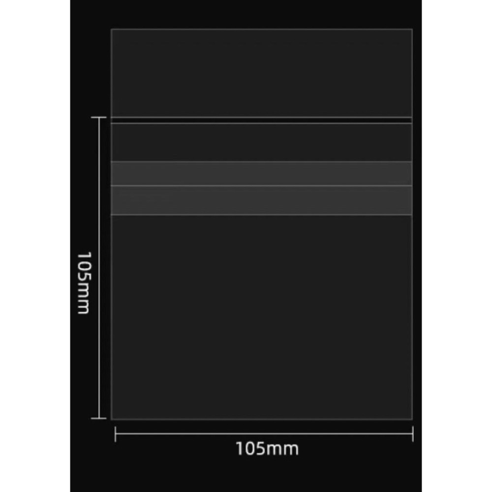 CPP 自黏袋 20絲 特厚 透明 保護套 封口 帶摺痕 徽章 相卡 小卡 特典 周邊 收納 展示 20張-細節圖7