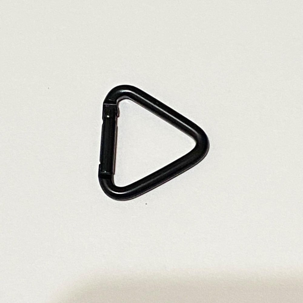 鋁合金 三角形 彩色 彈簧扣 連接環 – 鑰匙扣 包包扣 掛鉤 配件 扣環 彈簧扣 金屬扣-規格圖3