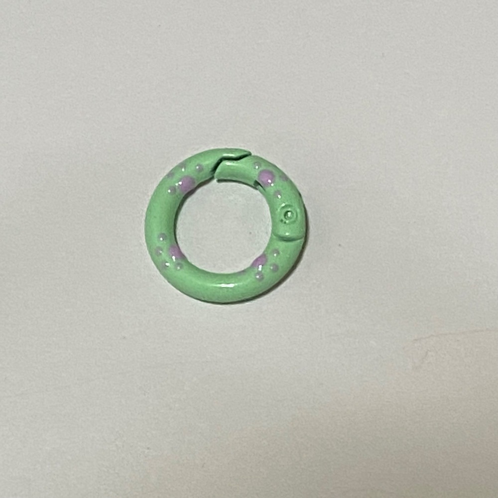 20mm 貓爪 彩繪 滴油 彈簧圈 DIY配件 – 鑰匙扣 包包扣 掛鉤 配件 扣環 彈簧扣 金屬扣-規格圖3