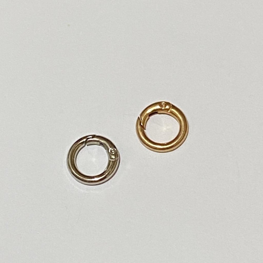 20mm 金屬 圓環 彈簧扣 圓圈 開口環 – 鑰匙扣 包包扣 掛鉤 配件 扣環 彈簧扣 金屬扣-細節圖3