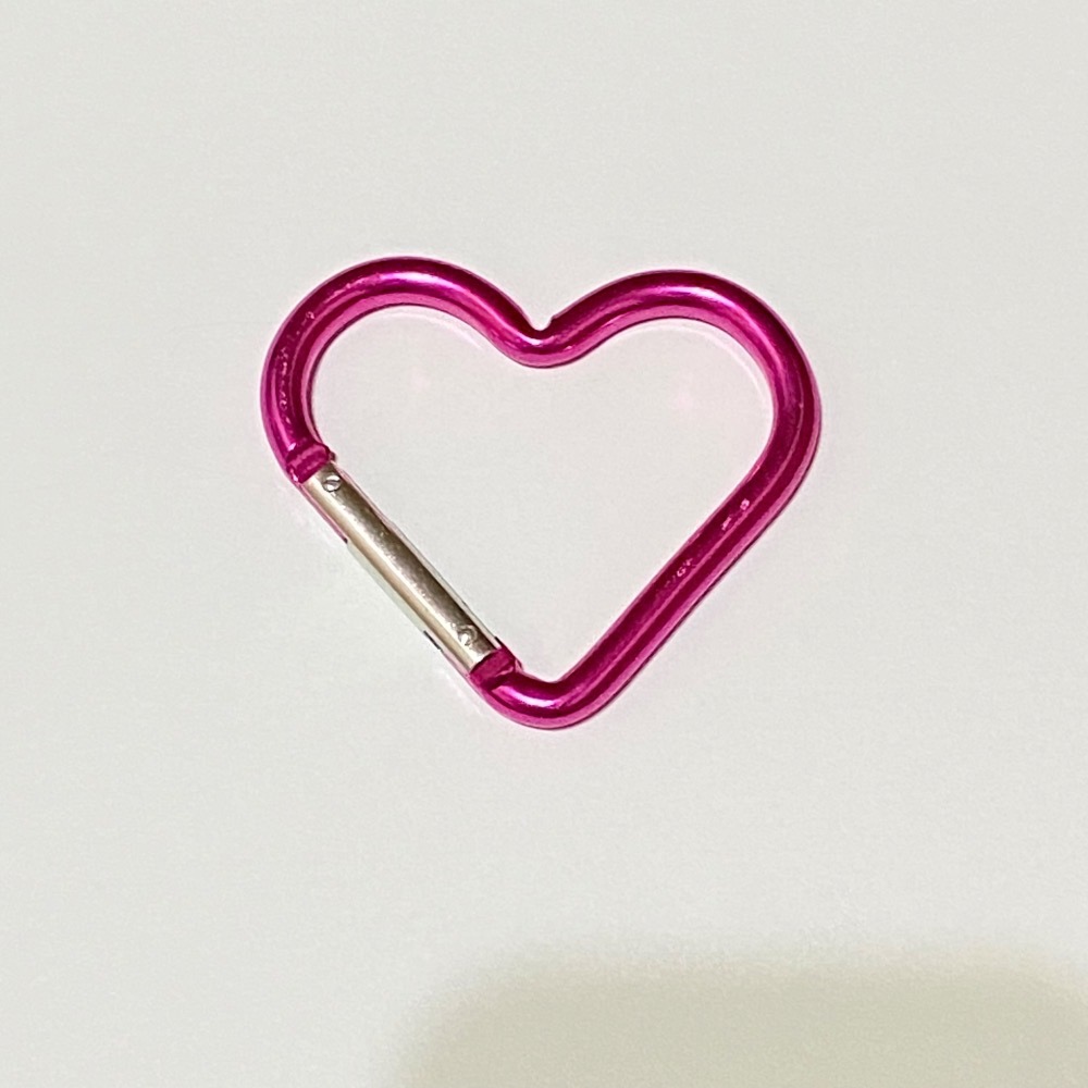 鋁合金 愛心 大號 愛心造型 彈簧扣 – 鑰匙扣 包包扣 掛鉤 配件 扣環 彈簧扣 金屬扣-規格圖6