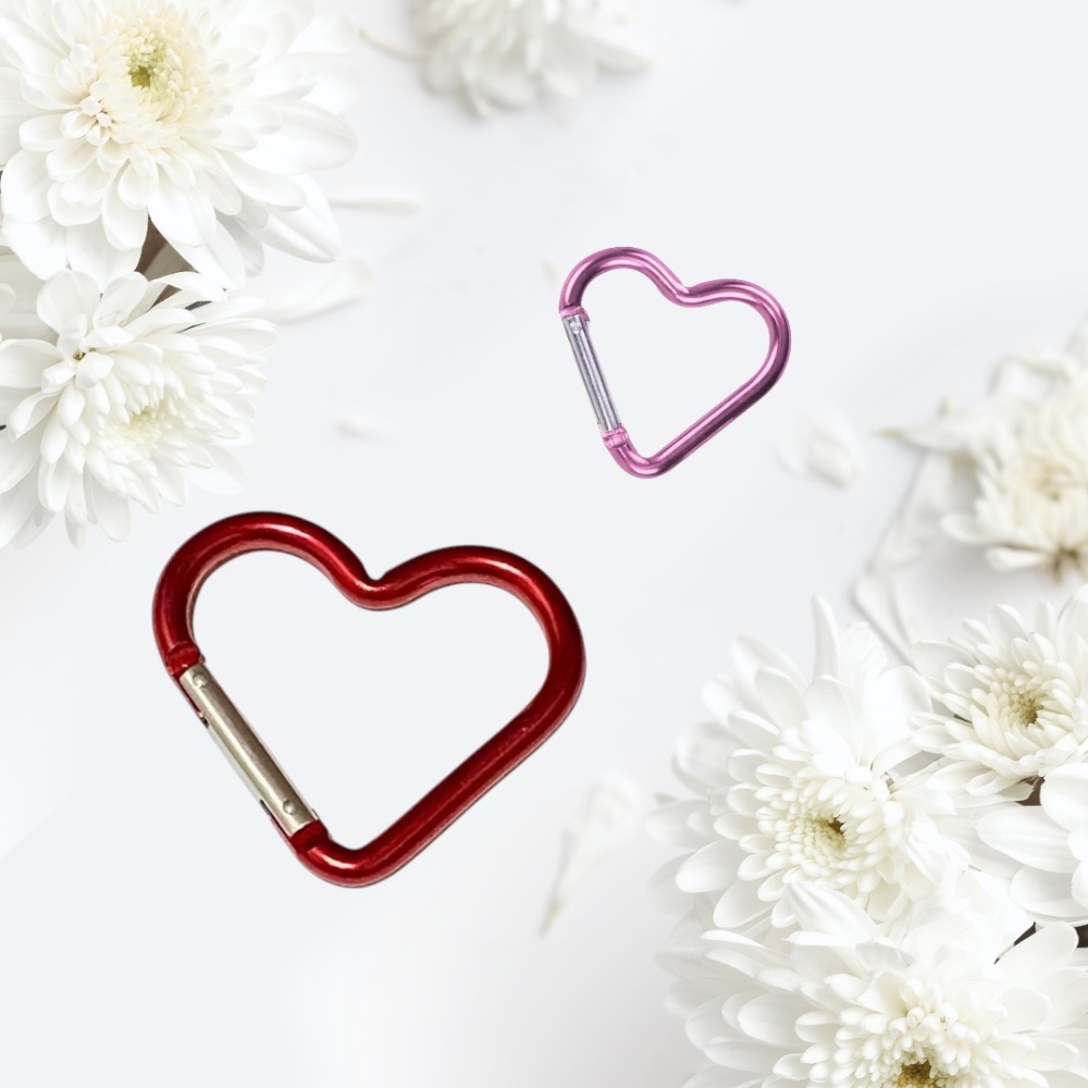 鋁合金 愛心 小號 愛心造型 彈簧扣 – 鑰匙扣 包包扣 掛鉤 配件 扣環 彈簧扣 金屬扣-細節圖7