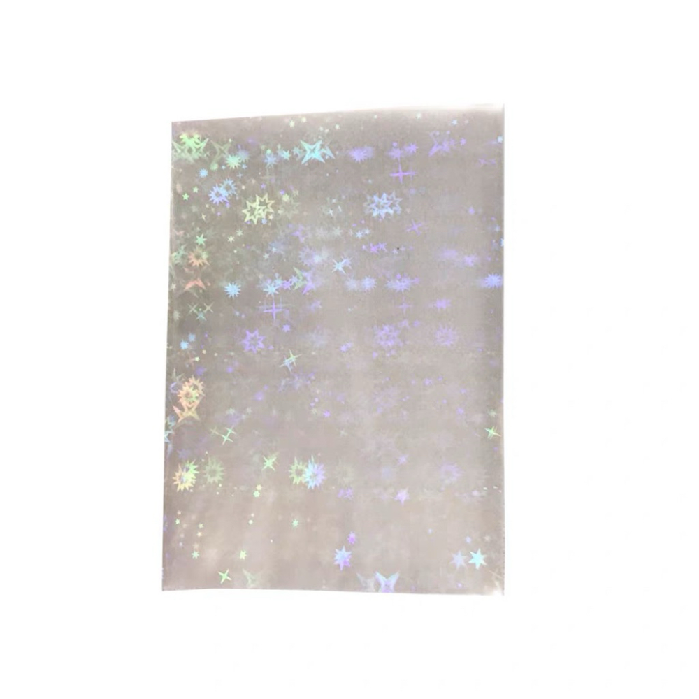 OPP 自黏袋 10絲 星星 鐳射 徽章 相卡 拍立得 小卡 特典 周邊 收納 展示 10張 7.5*13.2cm-細節圖2