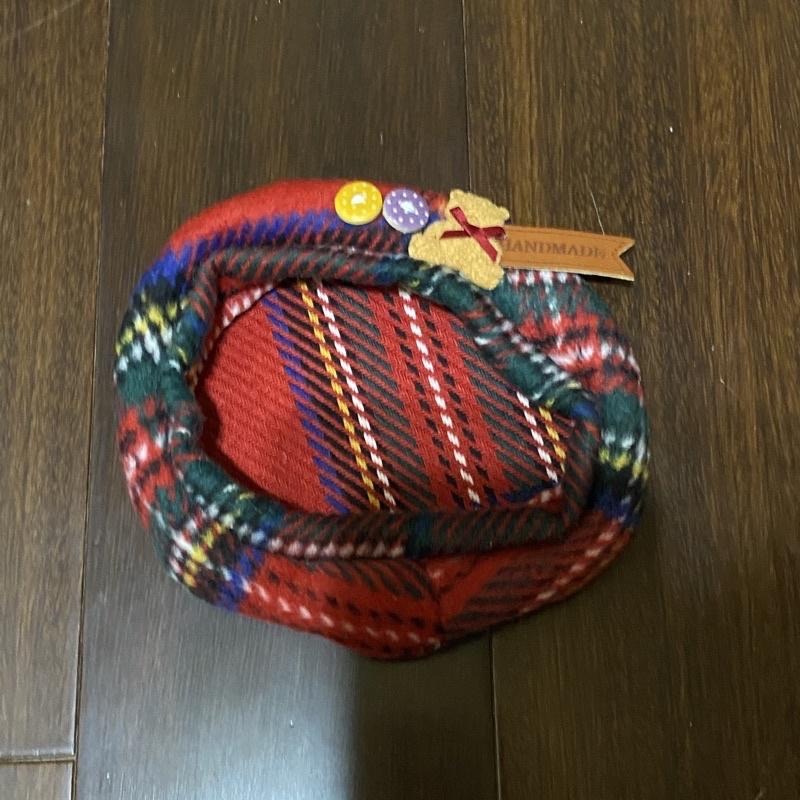 20cm 棉花娃 聖誕小熊 貝蕾帽-細節圖2