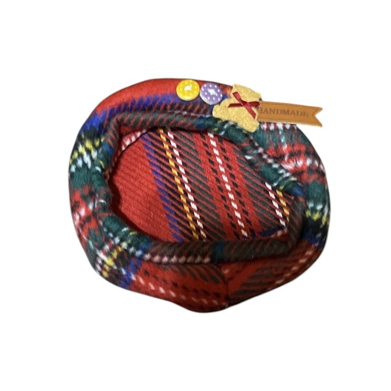 20cm 棉花娃 聖誕小熊 貝蕾帽-細節圖2