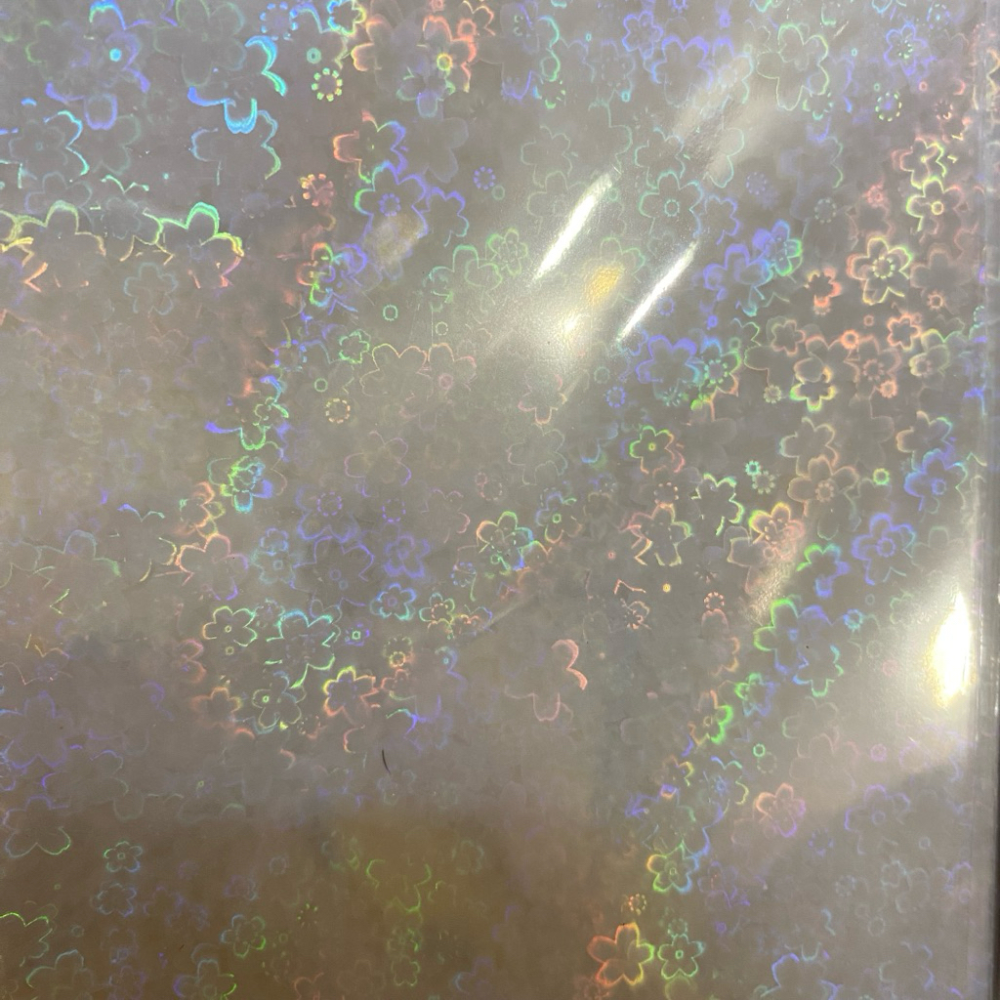 OPP 自黏袋 10絲 花朵 櫻花 鐳射 徽章 拍立得 50張 周邊 收納 展示 13*9cm-細節圖2