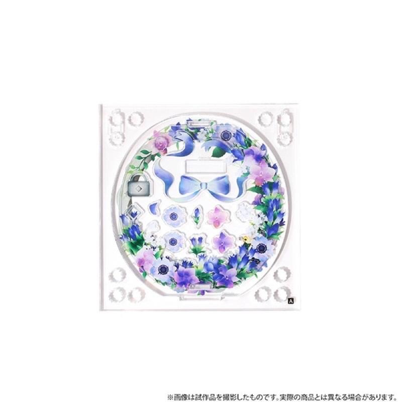 movic 拼裝 壓克力 カスタマニア 推し活 展示 周邊 藍色 花環 立牌-細節圖3