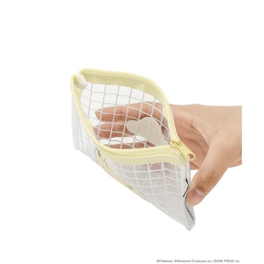 3COINS 精靈寶可夢 pokemon peaceful place 透明袋 收納袋 零錢包 卡片夾 一對鼠 木木梟-細節圖4