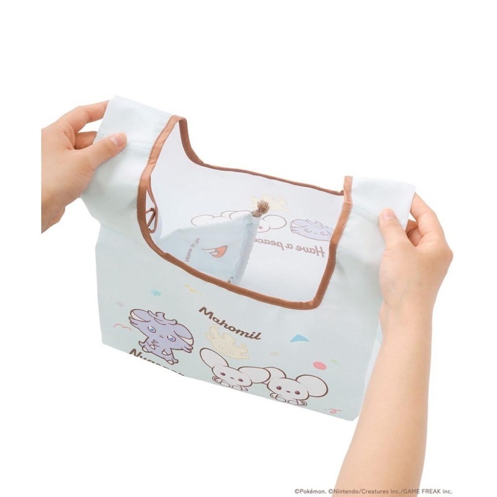 3COINS 精靈寶可夢 pokemon peaceful place 迷你環保袋 飲料袋 購物袋 皮卡丘-細節圖3