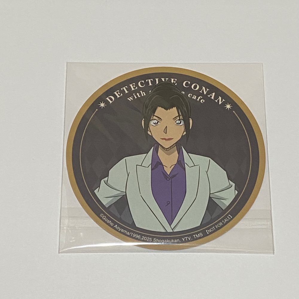 名偵探柯南 柯南 安利美特 animate cafe 咖啡 獨眼的殘像 周邊 安室 小哀 小蘭 由衣 高明 小五郎-規格圖2