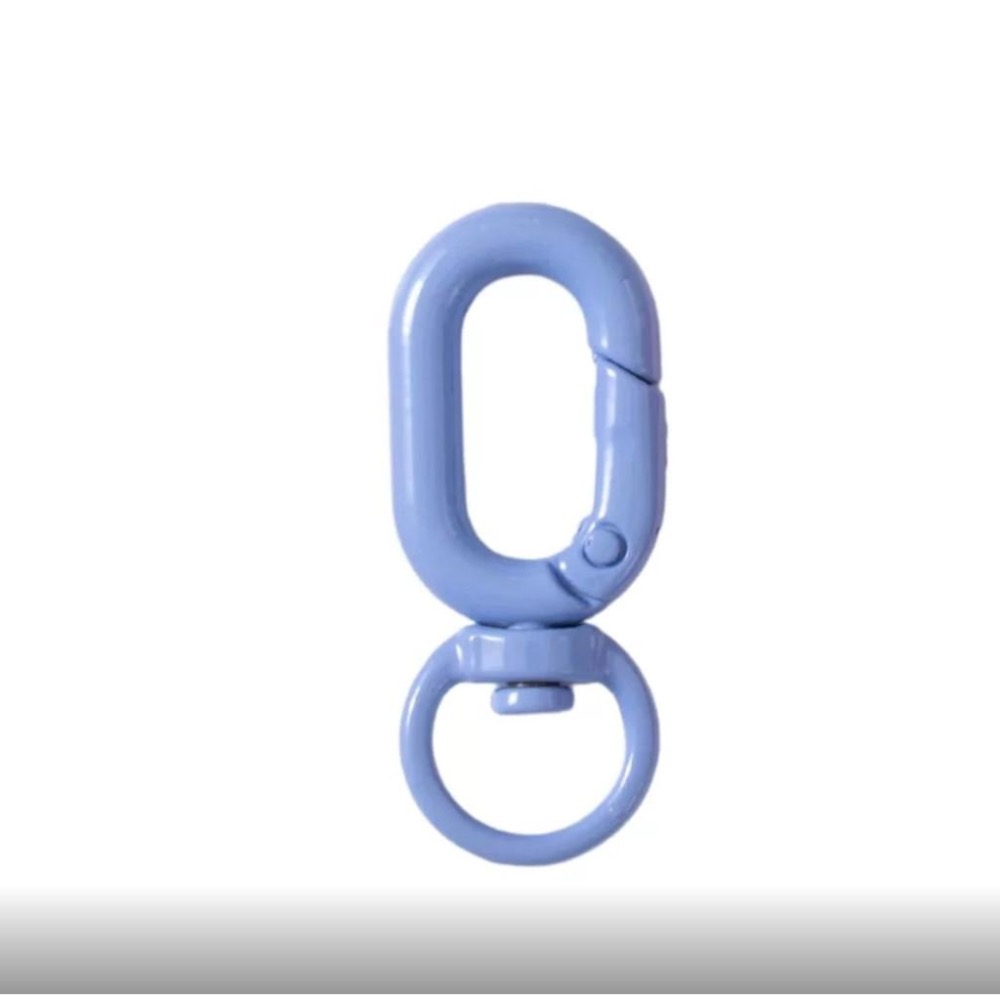 烤漆 橢圓開口 鑰匙扣 背包扣 包包扣 掛鉤 配件 連接環 彈簧扣 固定扣 金屬扣-細節圖2