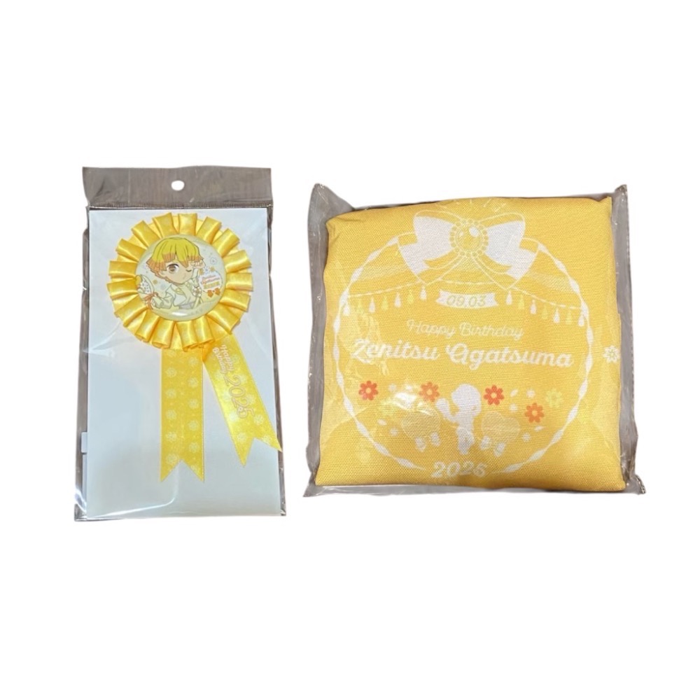 鬼滅之刃 鬼滅 誕生祭 2025 生日 周邊 托特包 徽章 我妻善逸 善逸-細節圖3