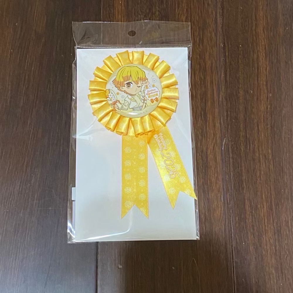 鬼滅之刃 鬼滅 誕生祭 2025 生日 周邊 托特包 徽章 我妻善逸 善逸-規格圖3