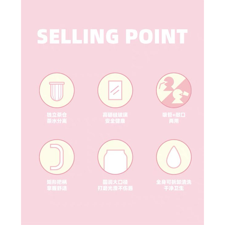 現貨 吉伊卡哇 ちいかわ Chiikawa  MINISO名創優品 玻璃杯 果茶杯 泡茶壺 吉伊 小八 烏薩奇-細節圖8