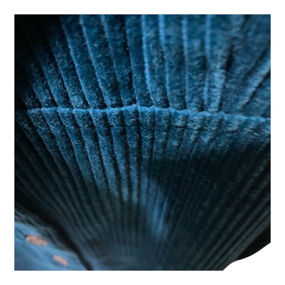 綠色 燈芯絨 連身背心洋裝 M號-細節圖2