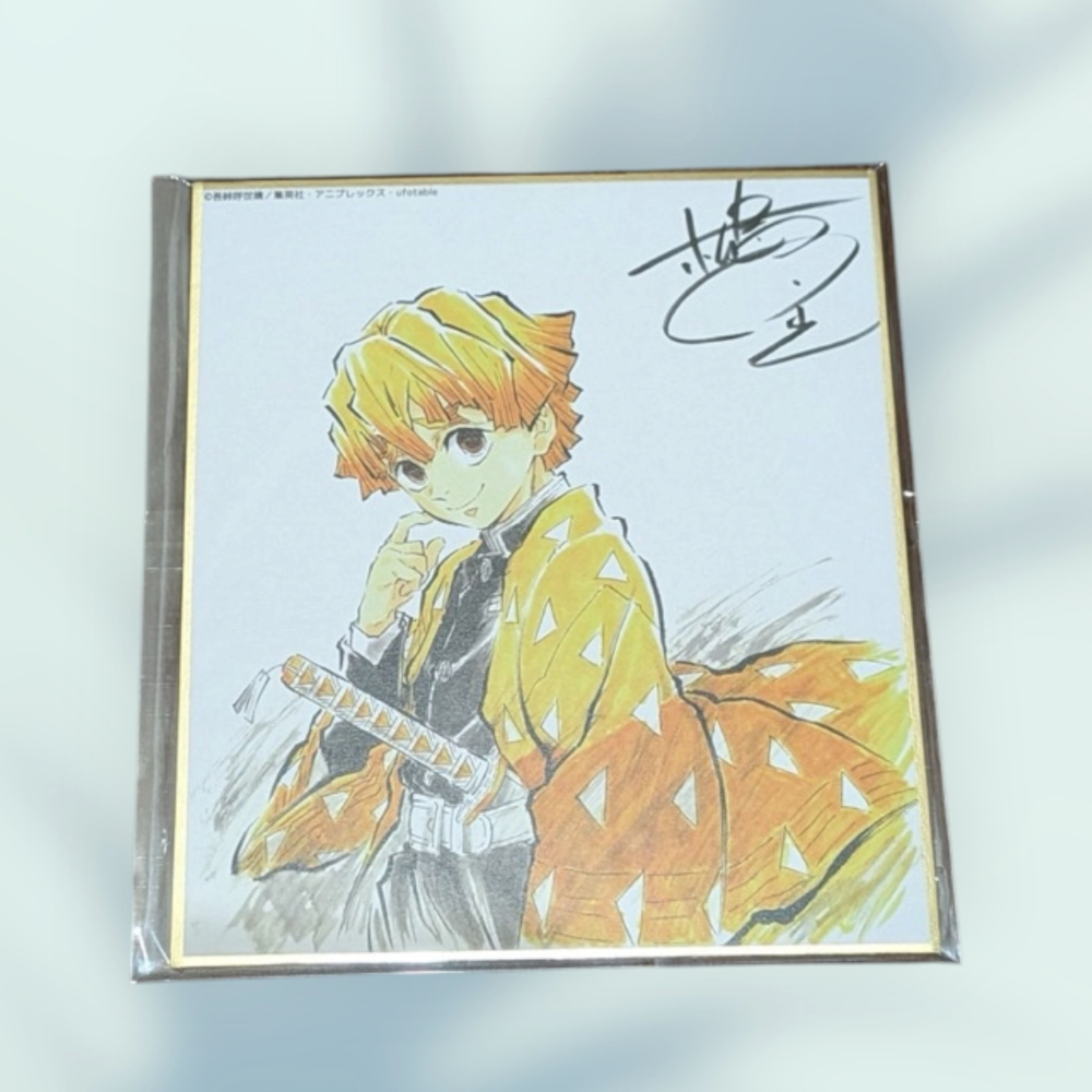 鬼滅之刃 鬼滅 日版 色紙 我妻善逸 善逸-細節圖2