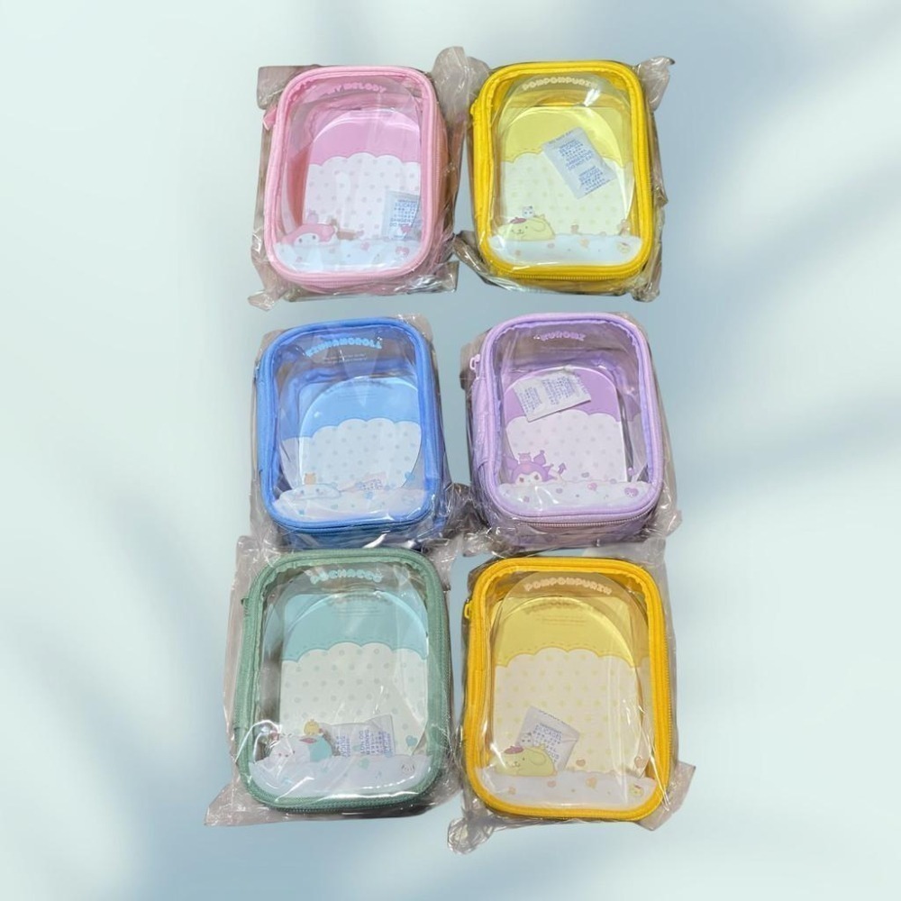 三麗鷗 Sanrio 7-11 透明 萬用包 趴睡 娃包 雲朵 痛包 大款 美樂蒂 布丁狗 大耳狗 庫洛米 帕恰狗-細節圖2