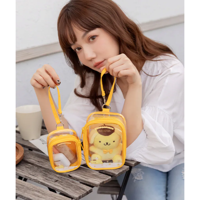三麗鷗 Sanrio 7-11 透明 萬用包 趴睡 娃包 雲朵 痛包 大款 美樂蒂 布丁狗 大耳狗 庫洛米 帕恰狗-細節圖3