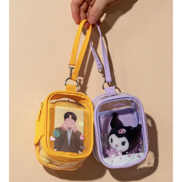 三麗鷗 Sanrio 7-11 透明 萬用包 趴睡 娃包 雲朵 痛包 大款 美樂蒂 布丁狗 大耳狗 庫洛米 帕恰狗-細節圖7