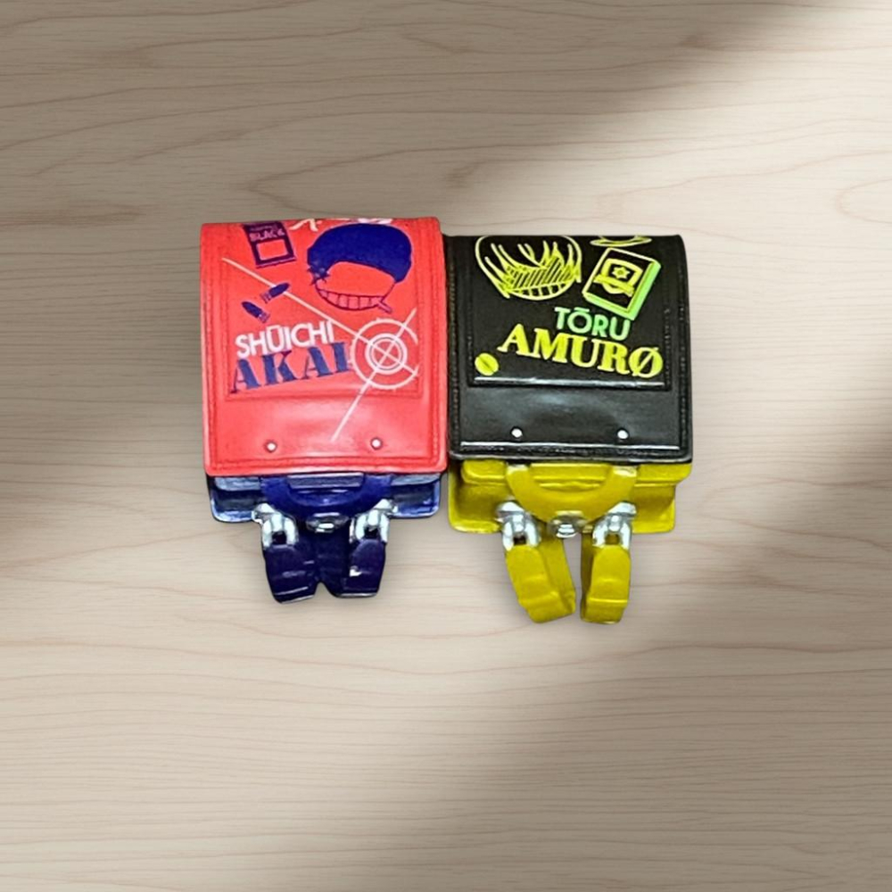 名偵探柯南 柯南 RE-MENT 小型 書包 吊飾   赤井秀一 安室透-細節圖2