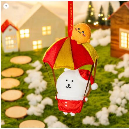 吉伊卡哇 ちいかわ Chiikawa 垂掛玩偶 降落傘 聖誕 系列  nagano熊-細節圖2