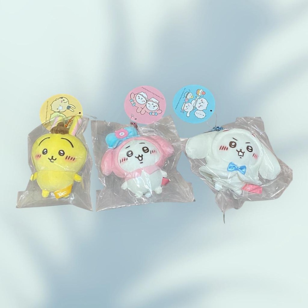 吉伊卡哇 ちいかわ Chiikawa ×三麗鷗角色 小型迷你吊飾 吉伊卡哇・美樂蒂-細節圖3
