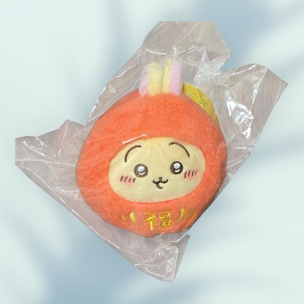 吉伊卡哇 ちいかわ Chiikawa 成了達摩！滾動起來的起立達摩玩偶 烏薩奇-細節圖3