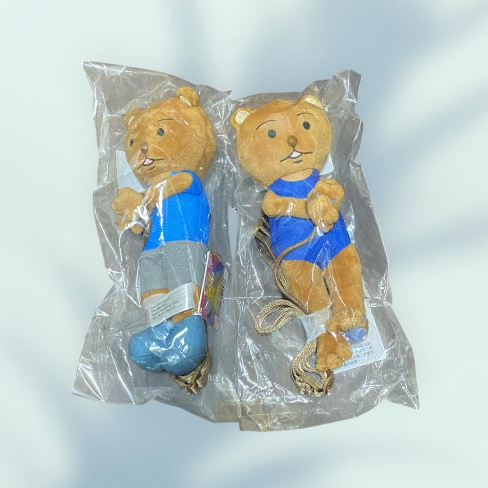 Furyu 景品 搞笑漫畫日和GO 被警察抓走的熊吉君 斜背小包-細節圖6