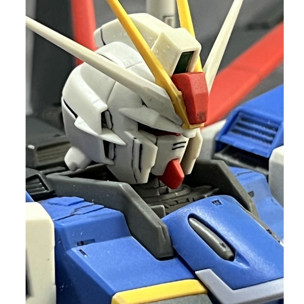 1/100 MG 機動戰士SEED DESTINY FORCE IMPULSE GUNDAM 脈衝鋼彈 手工完成品-細節圖4