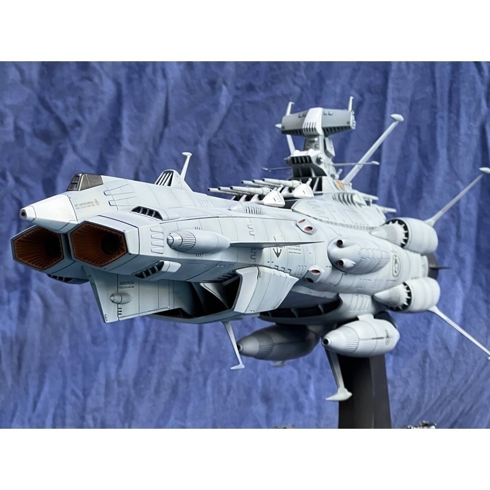 BANDAI 宇宙戰艦大和號2202 1/1000 ANDROMEDA 地球聯邦仙女座級 手工塗裝完成品-細節圖5