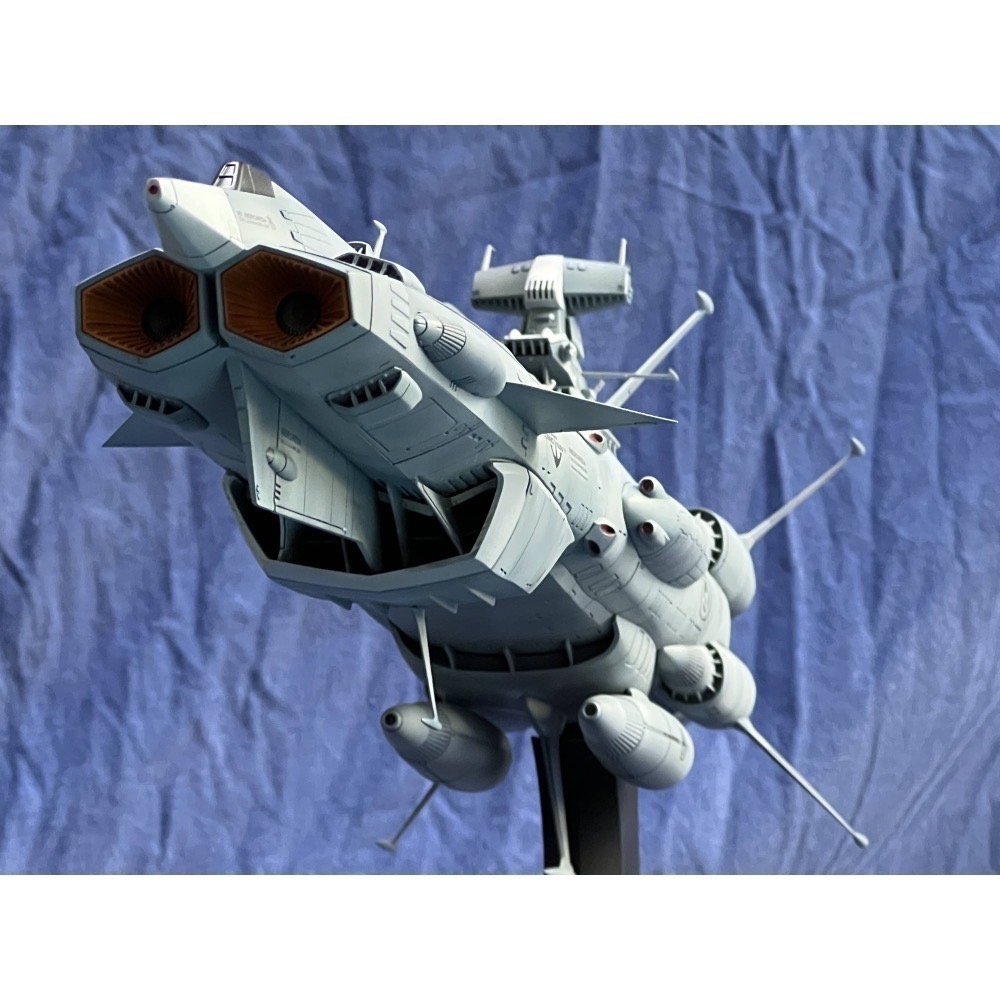 BANDAI 宇宙戰艦大和號2202 1/1000 ANDROMEDA 地球聯邦仙女座級 手工塗裝完成品-細節圖6