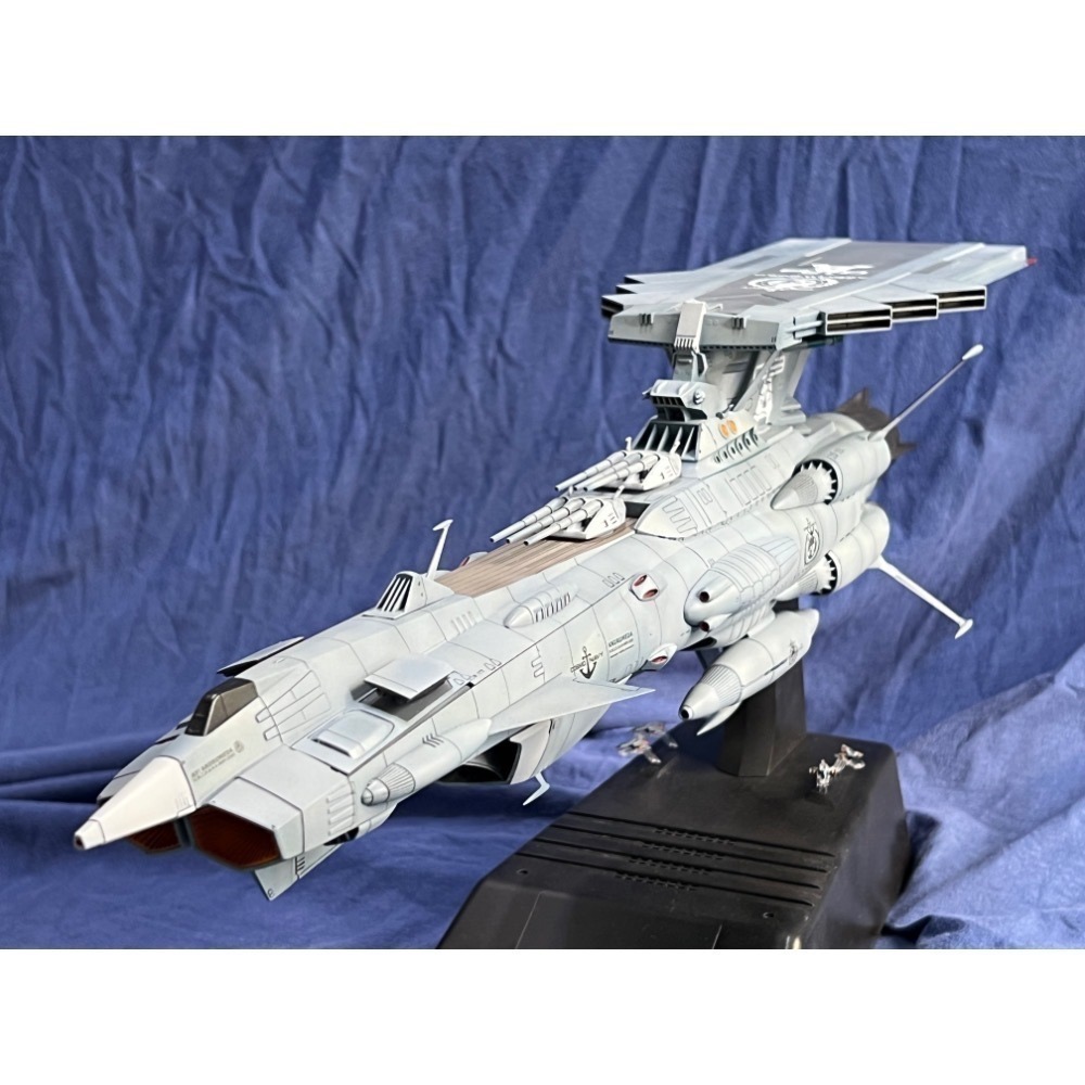 BANDAI 宇宙戰艦大和號2202 1/1000 ANDROMEDA 地球聯邦仙女座級 手工塗裝完成品-細節圖11
