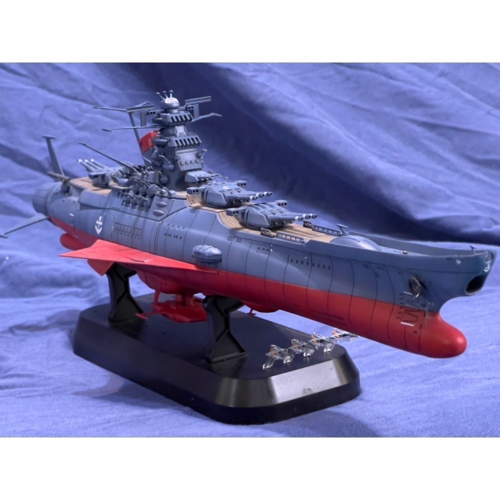 1/1000 宇宙戰艦大和號 Yamato 3199 (第三次改裝型:參戰章叙勲式典記念塗裝) 手工塗裝完成品-細節圖3