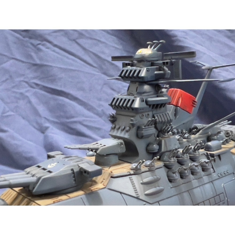1/1000 宇宙戰艦大和號 Yamato 3199 (第三次改裝型:參戰章叙勲式典記念塗裝) 手工塗裝完成品-細節圖6