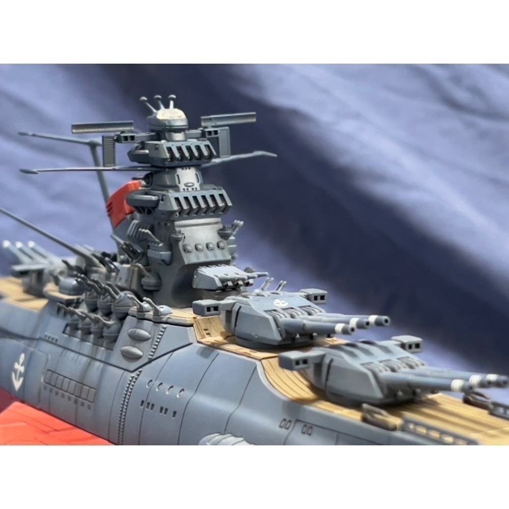 1/1000 宇宙戰艦大和號 Yamato 3199 (第三次改裝型:參戰章叙勲式典記念塗裝) 手工塗裝完成品-細節圖7