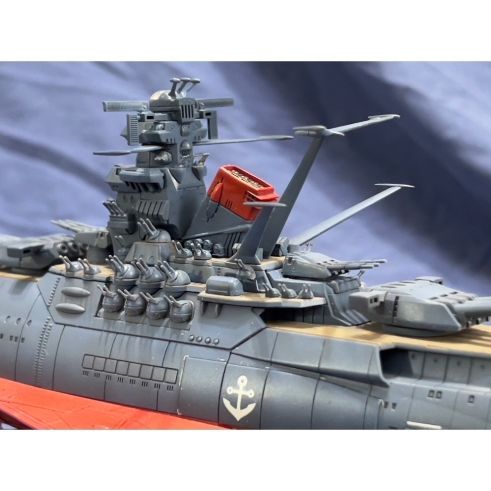 1/1000 宇宙戰艦大和號 Yamato 3199 (第三次改裝型:參戰章叙勲式典記念塗裝) 手工塗裝完成品-細節圖9