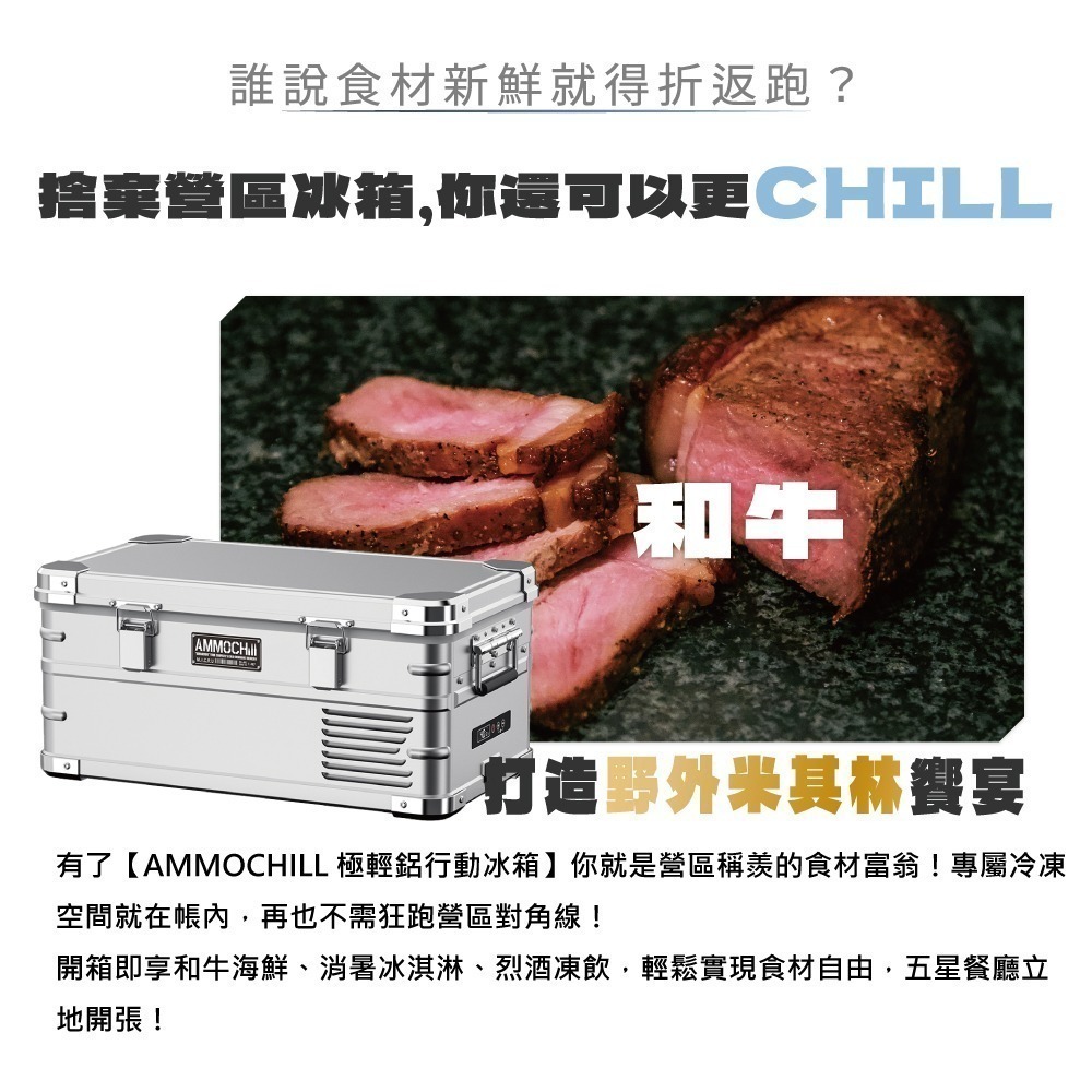 ❚BARRACK09❚ 20L AMMOCHILL雙槽單溫控車載行動冰箱-細節圖9