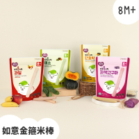 【韓爸田園日記】金箍米棒系列 紫薯&amp;水果&amp;蔬菜&amp;南瓜 30g/包 8個月以上 嬰幼兒 超長米棒 好抓握 無添加 韓國
